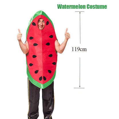 Unisex Women Men Hot Dog Baguette Chili Cupcake Tuna Croissant Potato Pizza Donut Fancy Dress Up Adult Couple Halloween Costume Good Vibrations