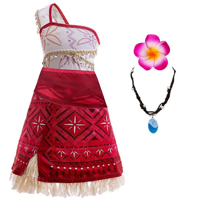 Disney Moana 2 Maui Cosplay Jumpsuits Tattoo Costume Boys Girls Maui Print Leaf Suits Movie Character Halloween Costume 2-10Yrs Good Vibrations