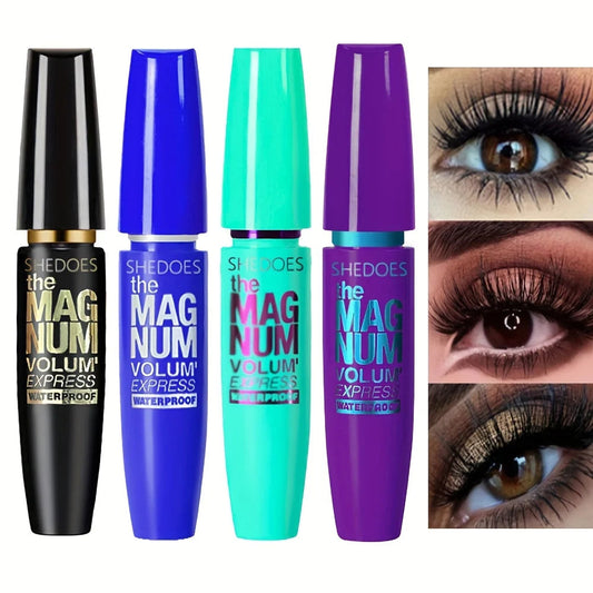 4D Black Mascara Thickening, Lengthening, Curling, Waterproof Liquid Fiber Mascara Good Vibrations