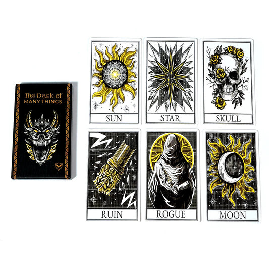 Stained Tarot Cards High Quality 78-Card Deck Of Many Things Leisure Entertainment Game Card Gathering Divination Board Games Good Vibrations