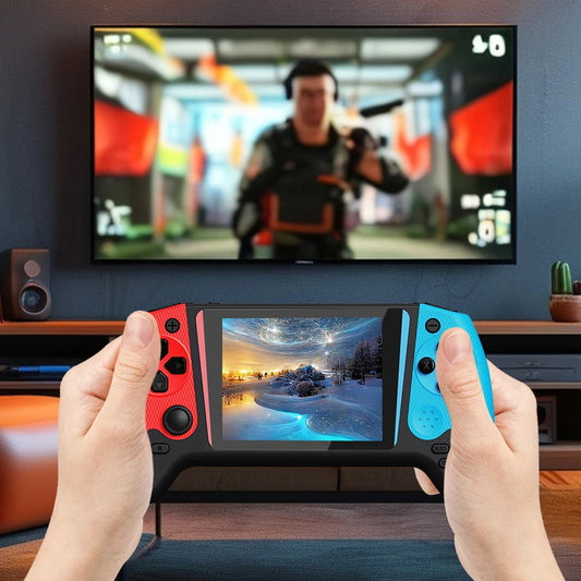 Gaming Console 3.5inch LCD Screen Built-in 500 Games Nostalgic Game Console Video Game Console for Kids Adults for Single Player Good Vibrations