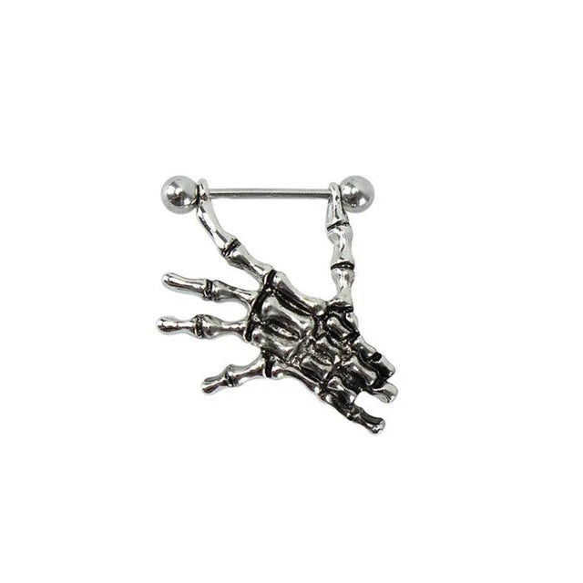 Straight Rod Snake Wing Nipple rings Breast Ring Heart Shaped Adjustable Nipple Piercing Human Jewelry Good Vibrations
