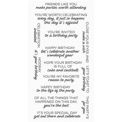 Party Decor Gift Galore Cutting Dies Clear Stamps Scrapbooking for July 2022 New Paper Making Words Embossing Frames Card Set Good Vibrations