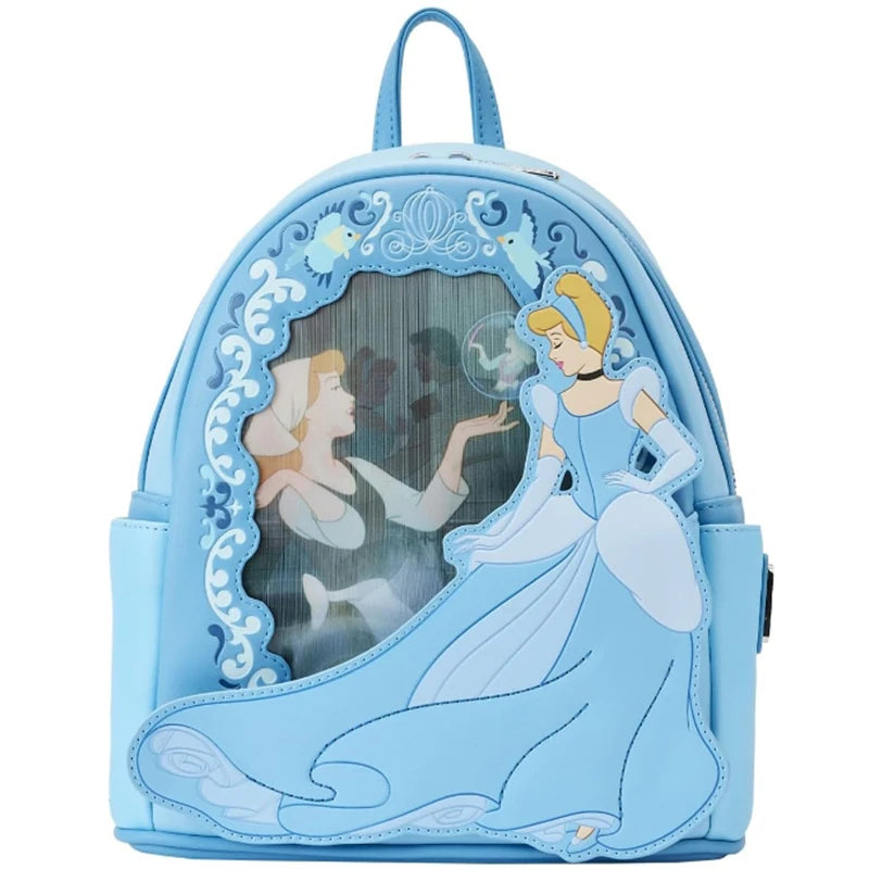 Winnie The Pooh Triple Pocket Mini Backpack Casual Backpack Mini Backpack Girl'S Christmas Gift Good Vibrations