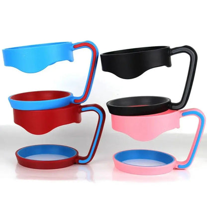 Water Bottle Tumbler Cup Handle for Yetti Rambller 20oz/30Oz Travel Mug Holder  Car Vehicle Cup Drink Holder Rack Bottle Holder Good Vibrations Adult Super Store