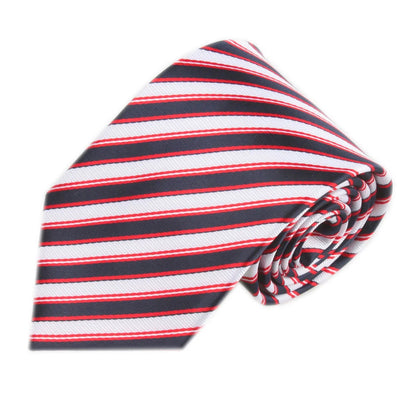 Fashion Ties for Men Women 8cm 3.15'' Business Wedding Accessories Silk Tie Mens Black Blue Gray White Pink Red Necktie Good Vibrations