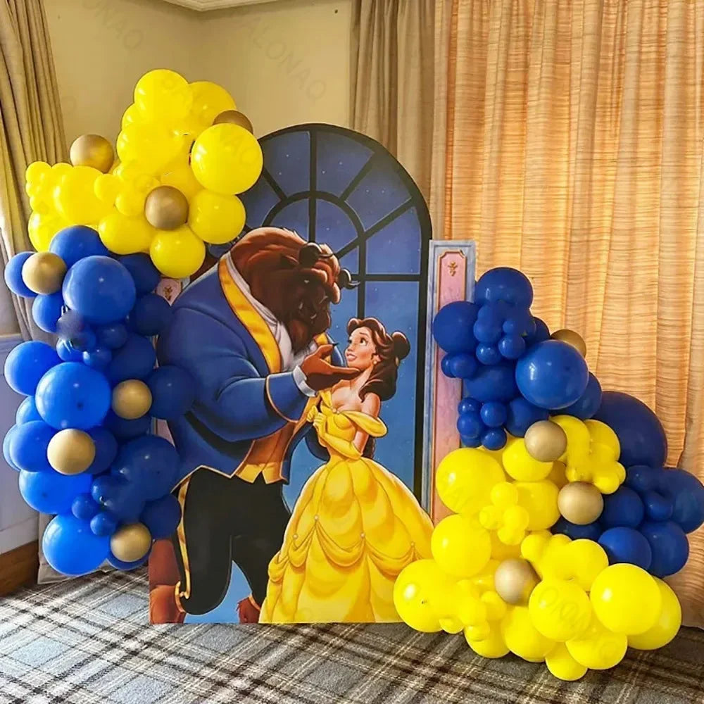 Beauty and the Beast Balloon Girl Birthday Party Supplies Gift Home Decor 32inch Number Ballon Baby Shower Wedding Decoration Good Vibrations