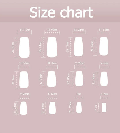 Black Leopard Print Light Yellow French Red Flowers Fake Nails Fashion Detachable Finished False Nails Press on Nails with Glue Good Vibrations