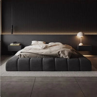Frame High End Bed Aesthetics Tatami Minimalist Wedding Confortable Bed Master Bedroom Fashionable Design Muebles Furniture Good Vibrations