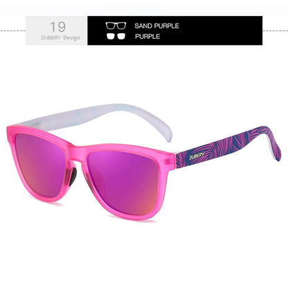 DUBERY Full Rim Polarized Sunglasses For Men And Women 28 Colors Model 550 Good Vibrations