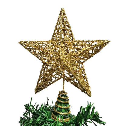 (1pcs/pack)15*20cm Gold And Silver Glitter Christmas Tree Children's Gift Decorations For Home Xmas Tree Ornaments Handmade DIY Good Vibrations