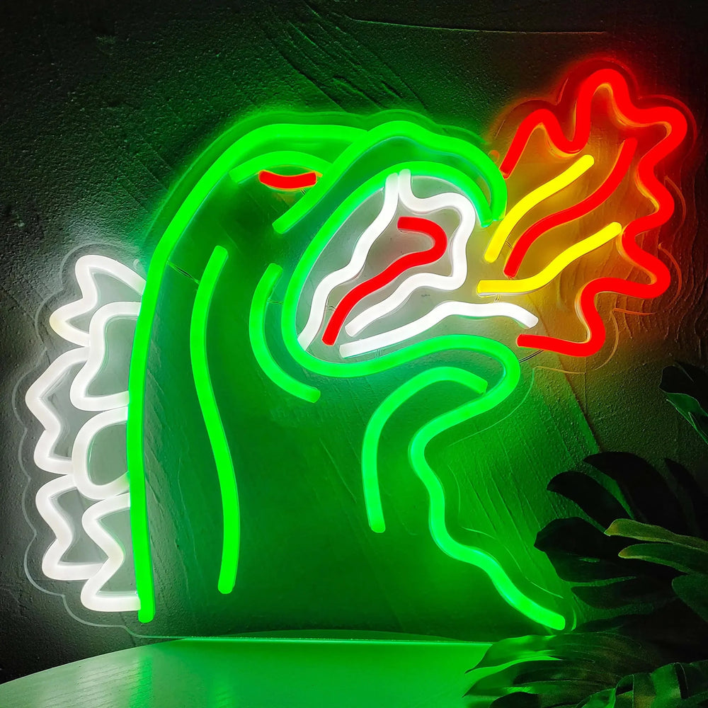 Neon Sign King Boo The Ghost Face LED Light Lamp Acrylic Sign for Game Room Decor Gaming Light Halloween Decor Christmas Gift Good Vibrations