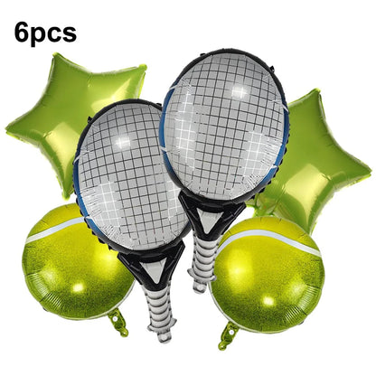 Tennis Party Supplies Paper Plate Napkin Cup Tableware for Boys Baby Shower Tennis Ball Sports Themed Party Birthday Decoration Good Vibrations