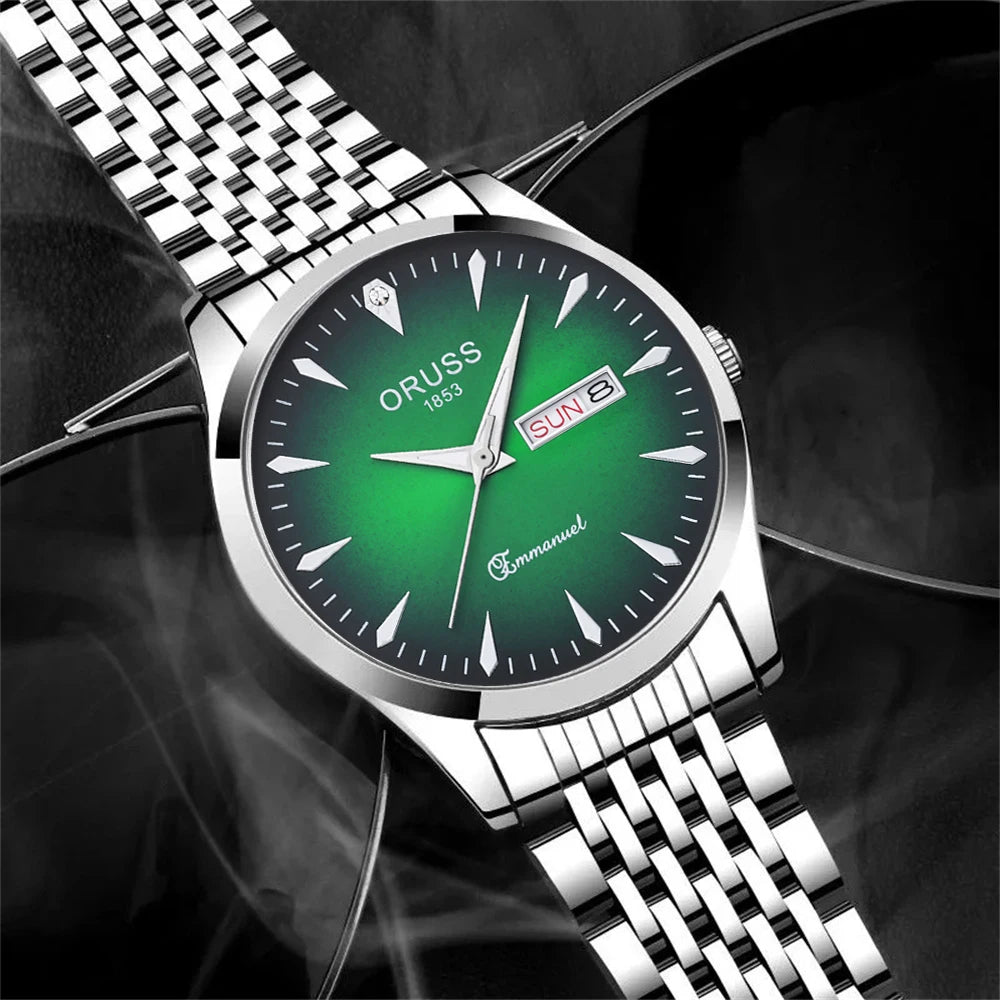 High-grade atmosphere on the trend of personality all wear watches leisure sports business youth handsome watch Good Vibrations