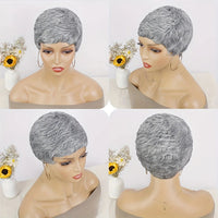 Synthetic Short Pixie Cut Wigs For Women Pixie Cut Short Wavy Layered Wigs Black Wavy Wigs Short Wigs Pixie Cut Wigs For Women Good Vibrations