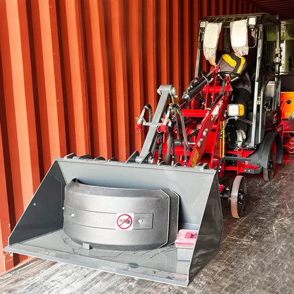 Mini loader with high efficiency and good maneuverability wheel loader  CE EPA Front End Type Wheel Mini Loader Customized Good Vibrations