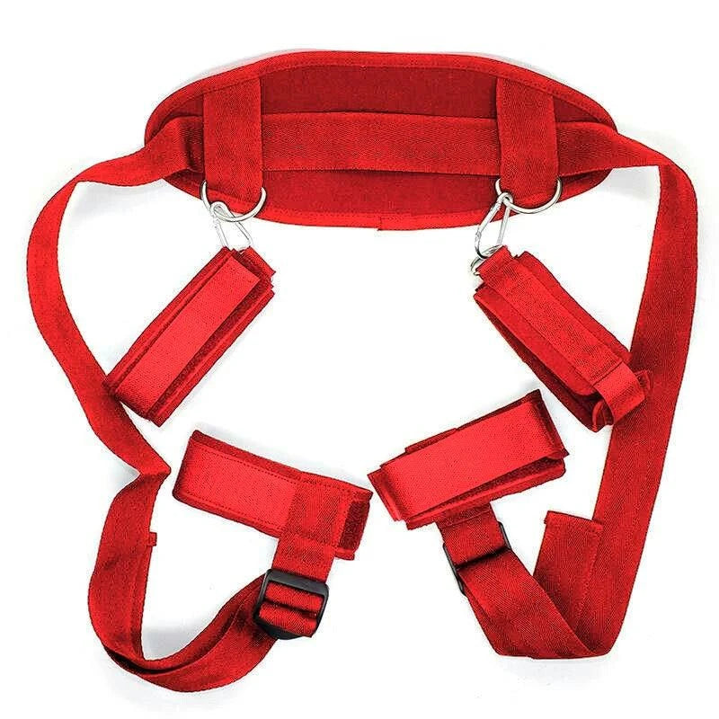 Sex Toys For Couples Flirting Adjustable Erotic Handcuffs Neck Ankle Bondage Harness Open BDSM Adult Games Restraints Chastity GOOD Vibrations