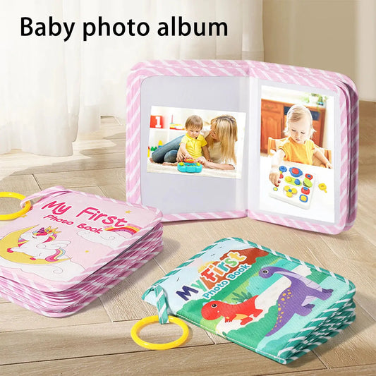 Baby toys, quiet cloth books, photo albums, pictures, educational early education interactive books Good Vibrations