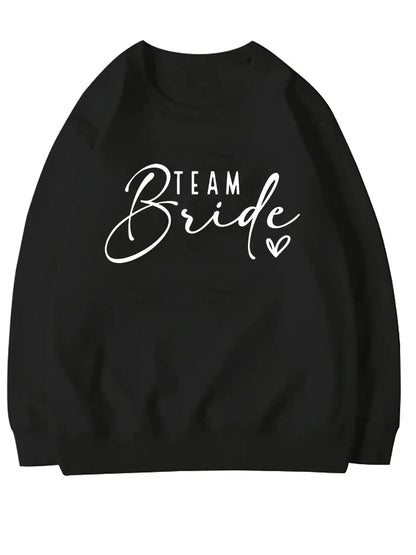 Bride & Team Bride Bridesmaid Sweatshirt Bridesmaid Proposal Maid of Honor Engagement Pullover Bride Sweater Bridesmaid Gifts Good Vibrations