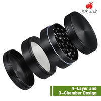 40/50/63mm Aluminium Alloy Tobacco Grinder 4 Layers Herbs Grinders Mill Pepper Pot Spice Dry Herb Crusher Tool for Smoking GOOD Vibrations Adult Super Store