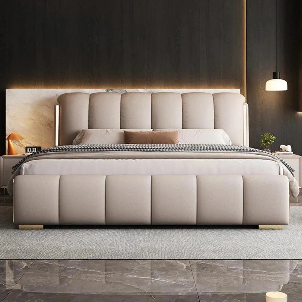 Teenage Girls Bedroom Bed Double Modern Nightstands Luxury Beds King Size Frames Camas Matrimonial Furniture Accessories Good Vibrations