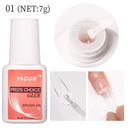 Quick Dry Nail Glue False Nail Tips Nails Rhinestones Gel Polish Fake Nails Extension Adhesive Super UV Glue Acrylic Nail Tools Good Vibrations