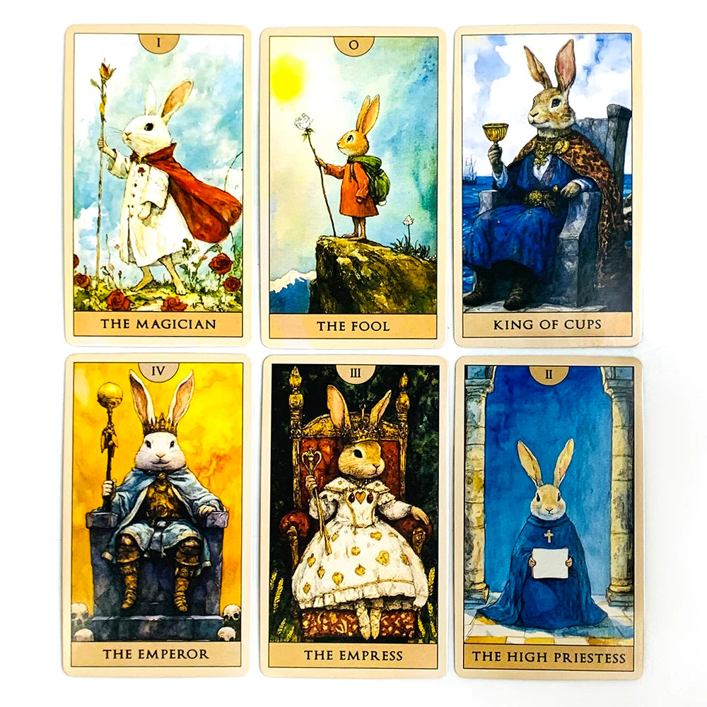 2025 New Tarot Cards 78 Card Tarot Deck English Version Prediction Divination Board Game Family Gathering Card Game Good Vibrations