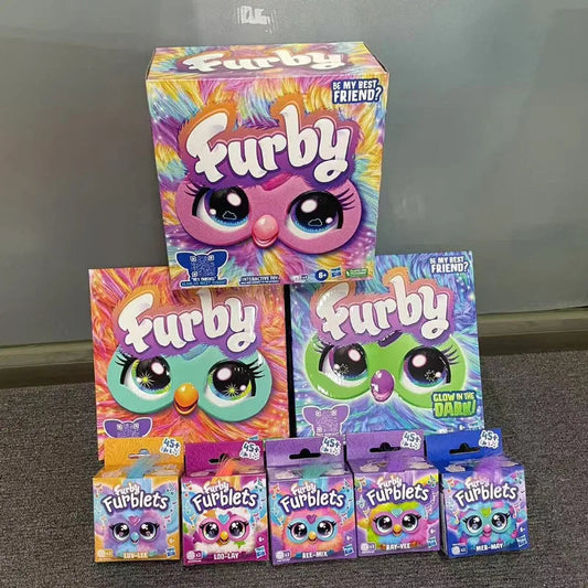 Children'S M Treasure Furby Phoebe Elf Fashion Doll Pet Children'S Mini Edition Electronic Spirit Intelligent Sound And Light Good Vibrations