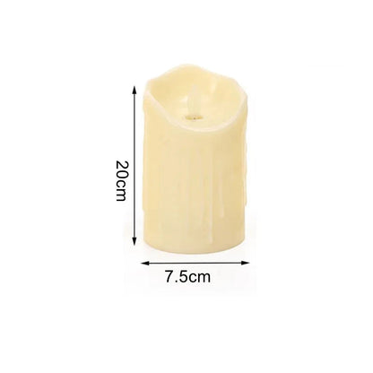 Flameless Flickering Electronic Candles Led Candles Battery Operated Home Decor Accessories for Birthday Hotel Wedding Candle Good Vibrations
