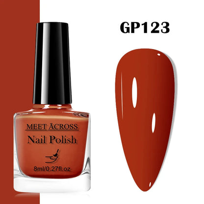 48 Colors Nail Polish Quick Dry No-bake Lasting Water-based Tearable Manicure Not Easy To Fade Semi-permanent Varnish Nail Art Good Vibrations
