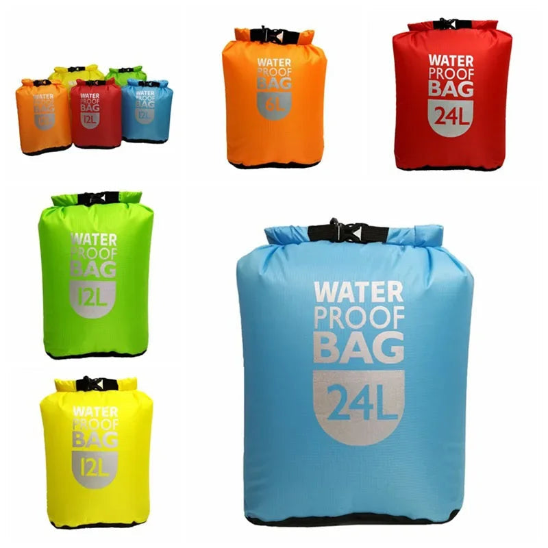 Waterproof Dry Bag Pack Sack Swimming Rafting Kayaking River Trekking Floating Sailing Canoing Boating Water Resistance Good Vibrations