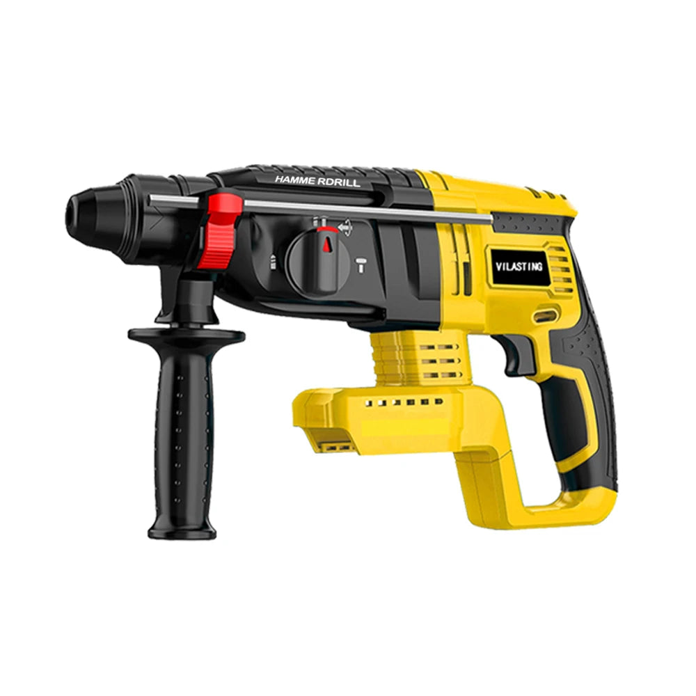 VILASTING 26MM Brushless Electric Hammer Drill Multifunctional Rotary Cordless Power Tools For Makita/Dewalt 18V Battery Pin Good Vibrations