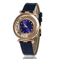Watches For Women Female Luxury Temperament Ladies Watch Leather Belt Diamond Watch Analog Quartz Watch Reloj Mujer Montre Femme Good Vibrations