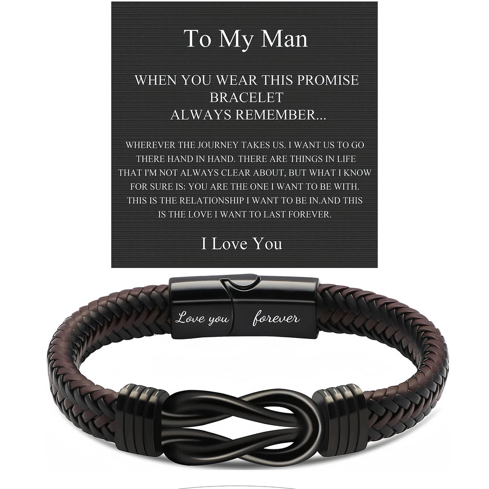 Valentine's Day Gifts for Him, Birthday Gifts for Man, To My Man Gift: Bracelets for Boyfriend, Husband, etc Good Vibrations