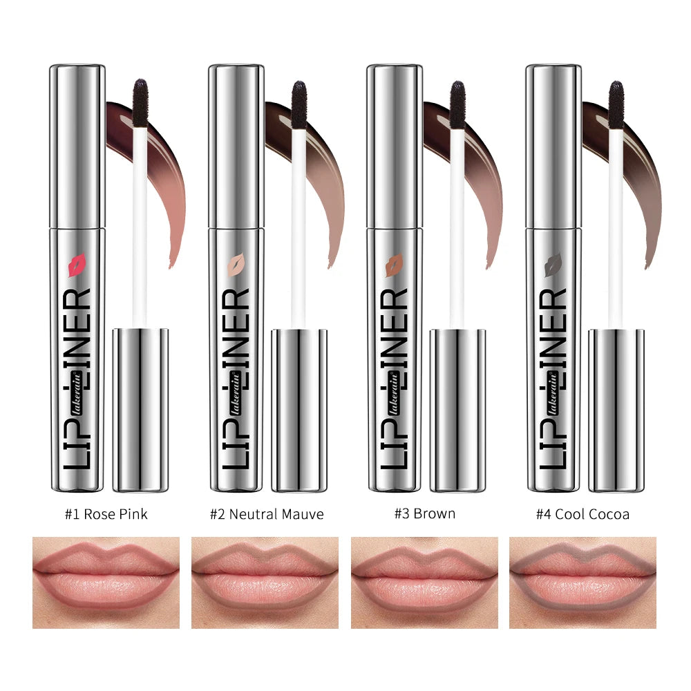 Long Lasting Matte Lip Liner ForWomen Makeup Peel Off Lip Stain Transfer Proof Lipstain Infused with Hyaluronic Acid & Vitamin E Good Vibrations