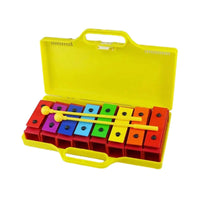 Xylophone with Mallets Colorful Musical Toy Boys Girls Music Teaching Improving Hand Eye Coordination Valentine's Day Gifts Good Vibrations