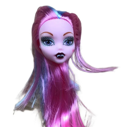 Monstering High Doll Toy Head No Hair Doll  Heads DIY Plants Hair Head Doll Bald Heads Original Rare Collection Head Toys Good Vibrations