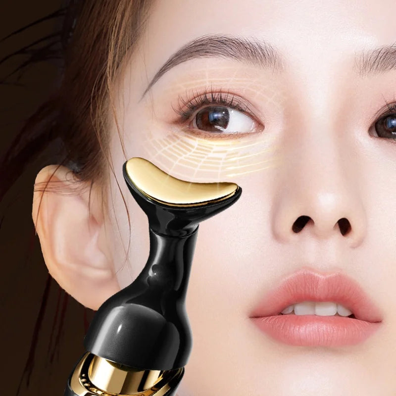 Face Massager 3 In 1 Neck Facial Eye Massage Introducer Microcurrent Skin Rejuvenation Anti Aging Beauty Device Beauty Tools Good Vibrations Adult Super Store