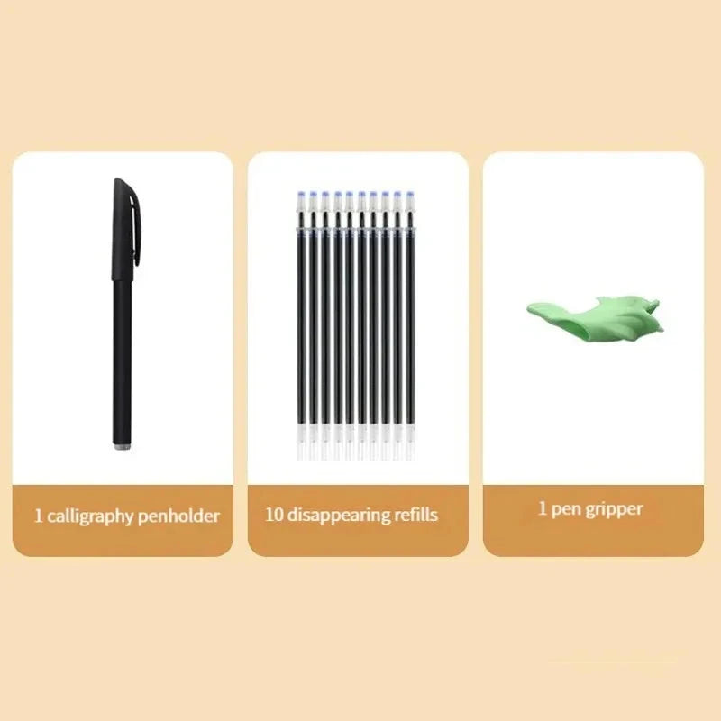 4 Books Pen Magic Copy Book Free Wiping Children Kids Writing Sticker Practice English Copybook For Calligraphy Montessori Gift Good Vibrations