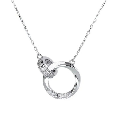 925 Sterling Silver AAA Zircon Necklace Chain High Quality Fashion Jewelry For Women Men Wedding Birthday Party Gift Good Vibrations