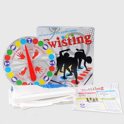 Twister Game Indoor Outdoor Toys Play Mat Funny Family Company Holiday Party Parent-Child Sports Interactive Group Toy Good Vibrations