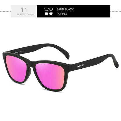 DUBERY Full Rim Polarized Sunglasses For Men And Women 28 Colors Model 550 Good Vibrations