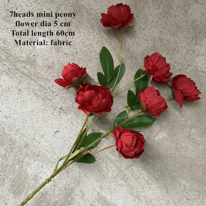 Wedding Decor Rose red wine red artificial rose flower row road guide Hydrangea flower silk flower dropshipping Good Vibrations