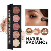 Highlighting and Contouring Palette 5 Colours All-in-One Makeup Palette Stereoscopic Natural Highlighting Makeup Palette Good Vibrations