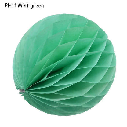 5pcs/lot 10/15cm Decorative Paper Honeycomb Ball Pastel Flower Wedding Kid Birthday Party Decoration Baby Shower Supplies8Z Good Vibrations