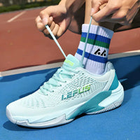 2025 New Men Tennis Sneakers Breathable Tennis Training Shoes Comfortable Unisex Tennis Footwear Wear-Resisting Low Top Sneakers Good Vibrations
