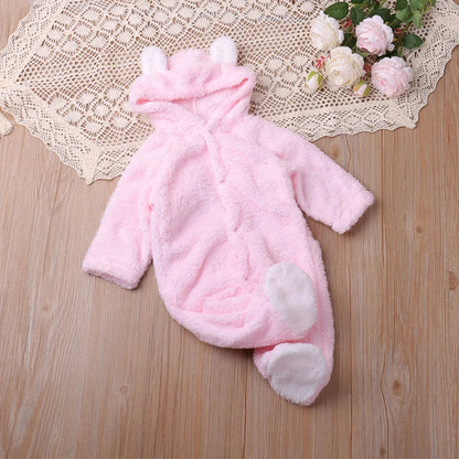 Humor Bear Autumn Cartoon Style Winter Long Sleeve Baby Boys Girls Rompers Toddler Kids Playsuit Jumpsuits Baby Clothes Good Vibrations