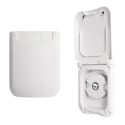 Camper Gravity Water Inlet With Magnetic Cover RV Fresh Water Fill Hatch Inlet Filter Lockable RV Water Inlet Cover Trailer Tank Good Vibrations