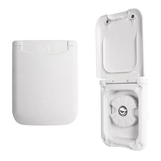 Camper Gravity Water Inlet With Magnetic Cover RV Fresh Water Fill Hatch Inlet Filter Lockable RV Water Inlet Cover Trailer Tank Good Vibrations
