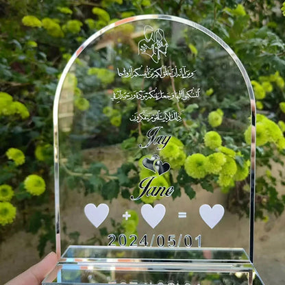 Personalized Wedding Acrylic Thumb Board Wedding Welcome Sign Mirror Acrylic Frame Wedding Party Decor Favor Enrich Your Wedding Good Vibrations